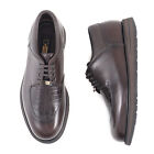 Zilli Chocolate Brown Crocodile and Calf Leather Derby 6.5 (Eu 39.5) Dress Shoes