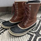 Sorel Caribou Snow Boots Women Size 10 Waterproof & Insulated Premium Leather