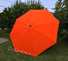 Bellrino Patio Umbrella Canopy  Cover Replacement  Fit 9ft 8 Ribs Tango Orange