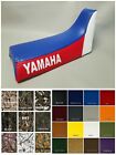 Yamaha PW80 Seat Cover in BLUE/WHITE/RED 1983-2010 PITBIKE ZINGER (SIDE ST)