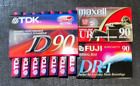 New ListingCassette Audio Recording Tapes 90 minute sealed lot of 12 TDK Fuji Maxwell