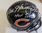 Autographed Dan Hampton Chicago Bears Mini Helmet Inscribed HOF 2002 Schwartz Sp