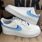 NEW Nike Air Force 1 Low Double Swoosh Blue Chill White DO9786-100 Men Size 10.5
