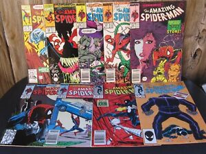 Amazing Spider-Man Comic lot - 271, 291, 306, 318, 319, 346 / Venom & McFarlane