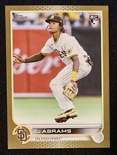 CJ Abrams 2022 Topps Update Series Gold Rookie /2022 Nationals Padres RC