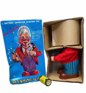 Blushing Willy Battery Toy 1960s Org Box & Org Receipt VINTAGE (Never been used)