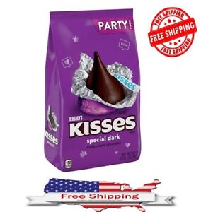 Hershey's, Kisses Special Dark Mildly Sweet Chocolate Candy32.1 oz, Party Pack
