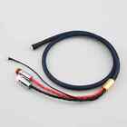 OFC Silver Plated Wire 5-Pin Din Male to RCA HIFI Audio Phono Tonearm Cable