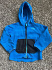 The North Face Hoodie Fleece Lined Blue Jacket Full Zip Lightweight 3T Toddler