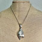 Vintage TAXCO Mexico Sterling Silver SeaShell Necklace TN-49