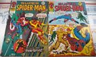 🔴🔥 SUPER SPIDER-MAN #259 + 260 MARVEL UK 1978 Rocket Racer MOLTEN MAN Amazing