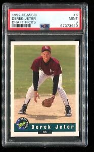 1992 Classic #6 Derek Jeter RC Draft Picks PSA 9 Mint HOF Yankees~(KS)