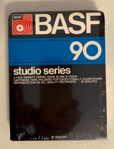 New Sealed BASF Studio Series 90 Minutes Blank 8-Track Cartridge Tape