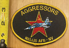 AGGRESSORS NELLIS AFB NV SQUADRON USAF PATCH Air Combat Command ACC Hook&Loop