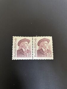 USA Stamp 15c Buffalo Bill Cody Great Americans 1988 Unused Stamps - Lot of (2)