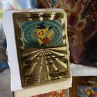 Special Delivery Pikachu Gold Foil Card Fan Art 🖼️ Card NM