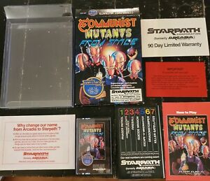 New ListingCOMMUNIST MUTANTS FROM SPACE (Atari Supercharger 1982) COMPLETE CIB