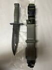 US GI M9 BAYONET WITH SCABBARD MARKED ONTARIO KNIFE IN ORIGINAL PACKAGE.