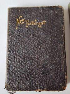 Vintage 1905 John C Winston Christian New Testament Holy Pocket Bible