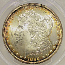 1884-CC Morgan Silver Dollar PCGS graded MS 63