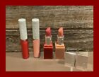 Lot of 4- 2 Clinique Pop Lip Colour Lipstick/2 Creamy Lip Gloss-Mini/Travel Size