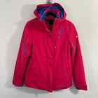 Spyder Women's Pink & Blue Thinsulate Hooded Ski Jacket Size S