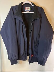 Dickies Work Jacket Men’s Size XL Full Zip Classic Blue Chore Jacket BLUE
