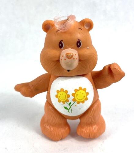 Vintage 1983 Kenner Care Bears Poseable Figure Friend Bear 2 Flowers