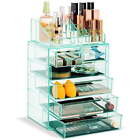 New ListingCosmetic Organizer - Clear Case with 4 Large, 2 Small Drawers for Vanity