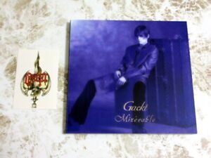 Gackt Mizerable Japan CD 1st Press Limited Edition w/Tattoo Sticker(Red)