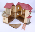 Calico Critters Red Roof Country House w/ Lights Epoch Sylvanian Families WORKS