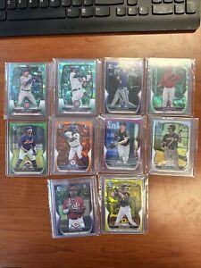 2023 Bowman Chrome Color Numbered Lot