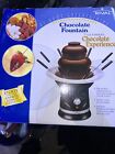 RIVAL Chocolate Fondue Fountain CFF4 Two Tiered NEW IN OPENED BOX