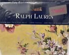 New ListingVintage Ralph Lauren Brooke Floral Yellow Twin Flat Sheet Made in USA