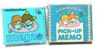 1976 vintage Sanrio Twin Little Stars Pick-Up Memo Stationery Paper Note Pad