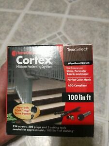 Cortex Hidden fastening system 100lf. Trex Color Woodland Brown
