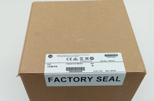 New Factory Sealed 1746P4 AB Allen-Bradley 1746-P4 SLC 500 Power Supply Module