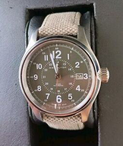 Hamilton Khaki Field Automatic Watch H70595963 (Discontinued) Box and Papers