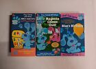 3x Lot Blue's Clues VHS Tapes - Birthday ABC's 123's Magenta Comes Over - Tested