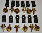 60-70 Ford Mercury Front Fender Yellow Zinc Bolt Kit Bolts Nuts Mustang Comet (For: 1963 Ford Falcon)