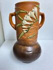 ROSEVILLE Pottery Brown Freesia 126-10 Vase