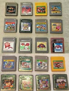 Nintendo Original Gameboy Games You Pick Mario Tetris Megaman DK Wario Kirby