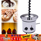 1kg 4 Tiers Commercial Stainless Steel Hot Luxury Chocolate Fondue Fountain 170W