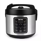 20 Cup Digital Multicooker & Rice Cooker - Stainless Steel