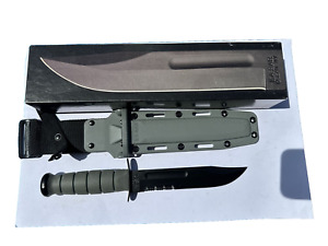 KA-BAR 1211 Fixed Blade Extreme Fighting Hunting Combat Knife W/ Sheath USA