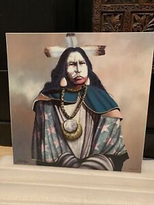 NUMBERED SIGNED JD CHALLENGER WISDOM OF THE SHAMAN CANVAS 69/95 COA GICLÉE LE