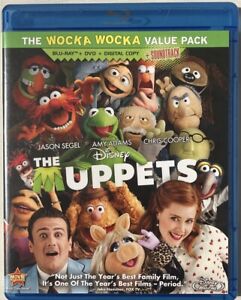 The Muppets (Wocka Wocka) [Blu-ray + DVD] no slipcover *Combine Shipping*