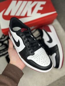 Size 8 - Air Jordan 1 Retro OG Low Black Toe