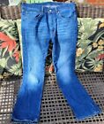 527 Levis Boot Cut Denim Blue Jeans (34x34) dark wash
