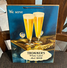 RARE 1940'S TROMMER'S BEER 1/8